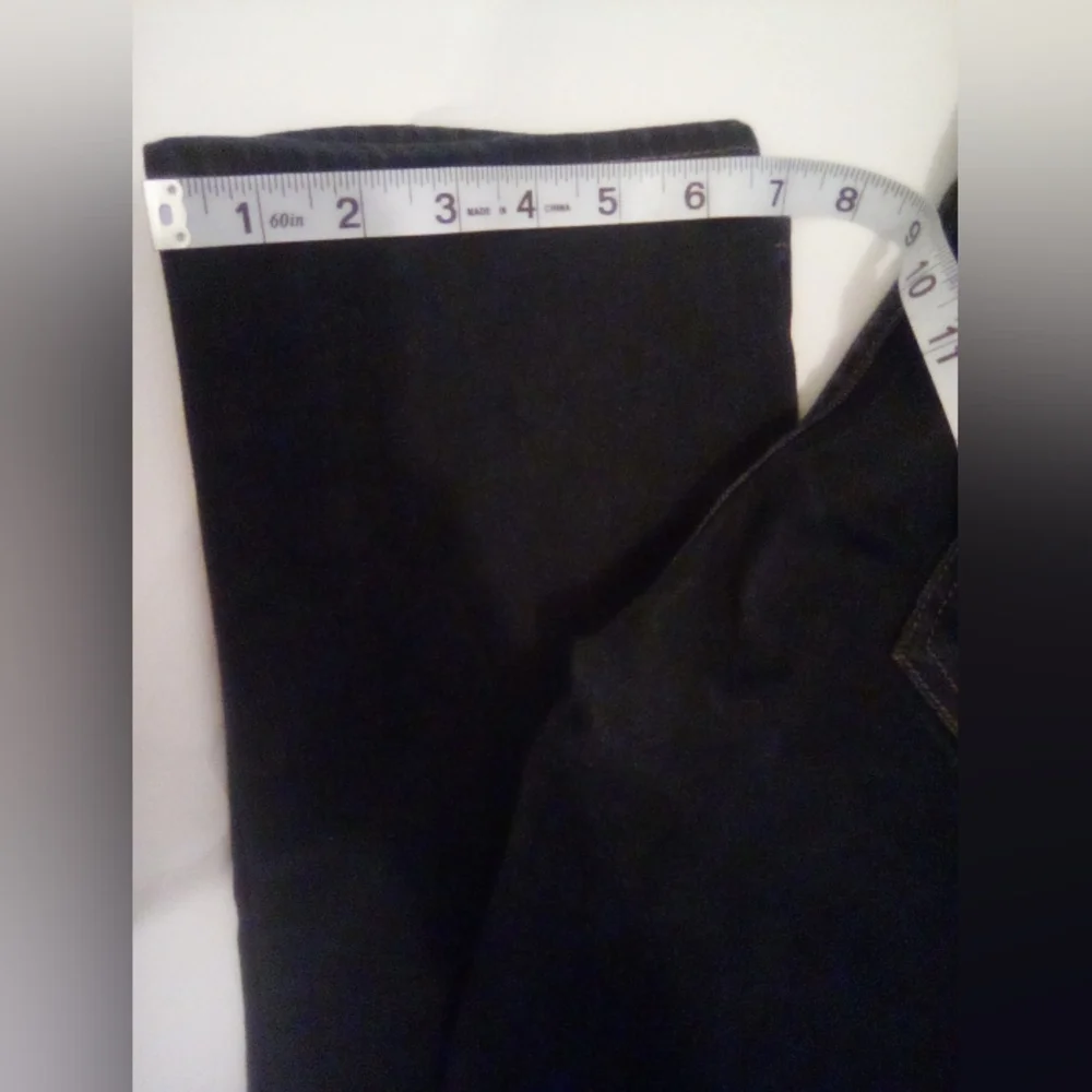 Armani Exchange A/X Straight Jambe Droite Jeans Size 31 99% Cotton Dark Blue - Picture 7 of 12